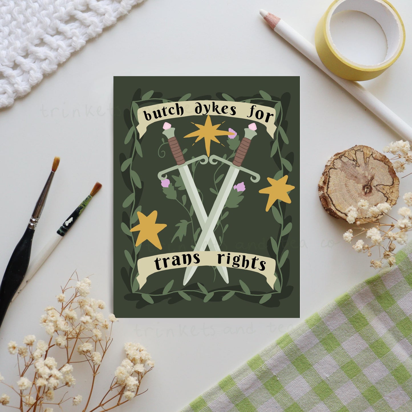 Trans Rights Art Print