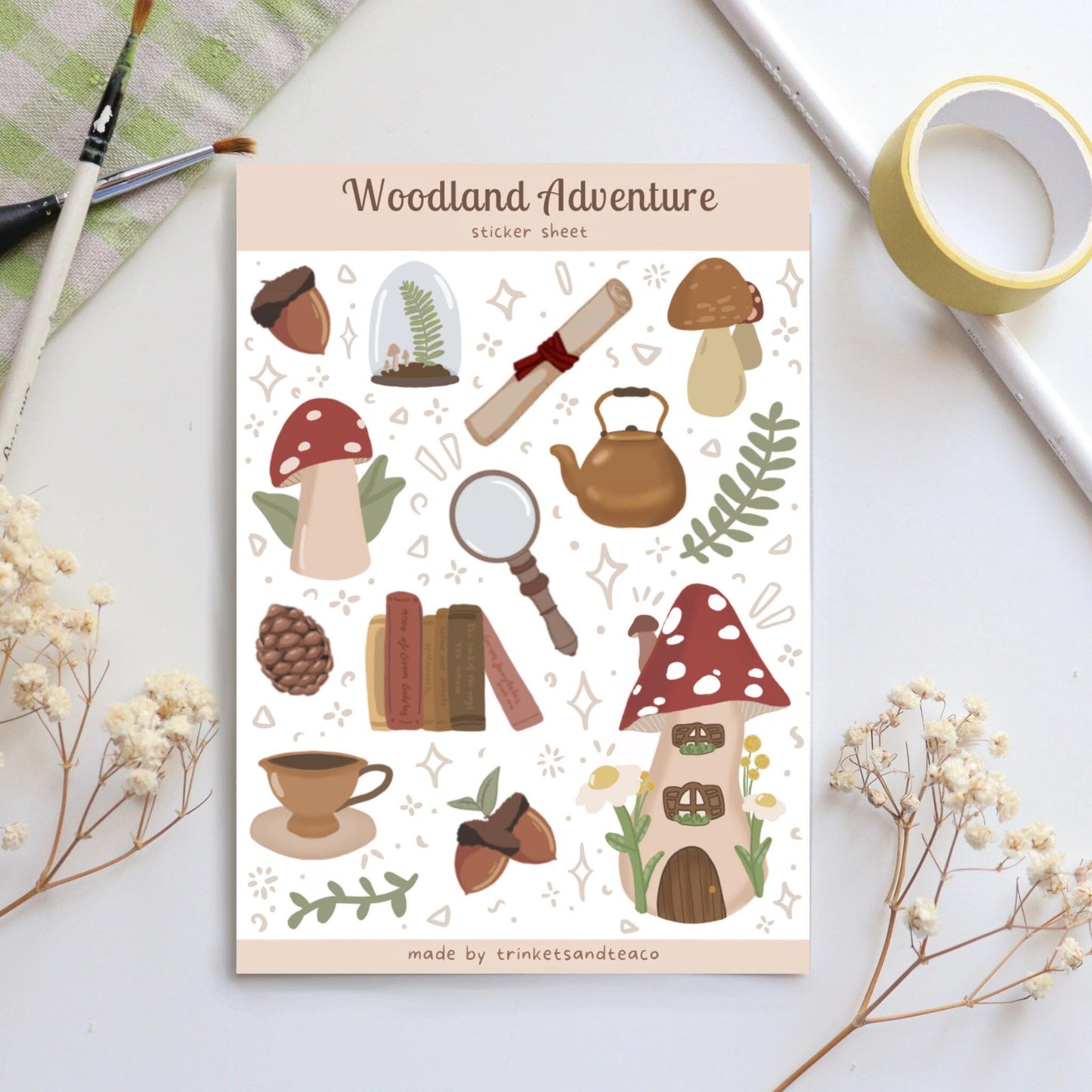 Forest Adventures Sticker Sheet