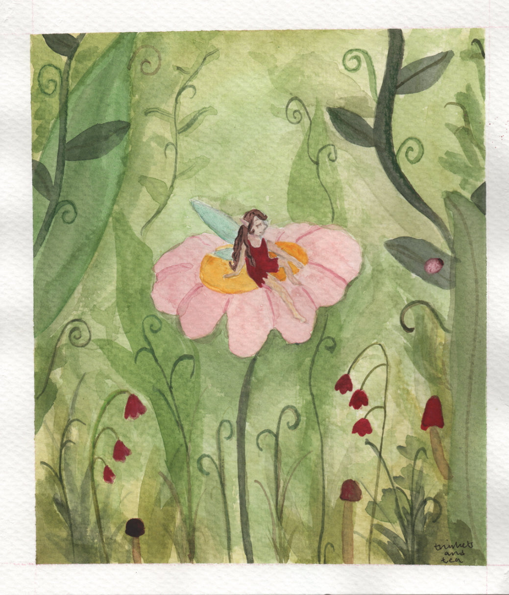 "The Meadow's Serenity" Art Print