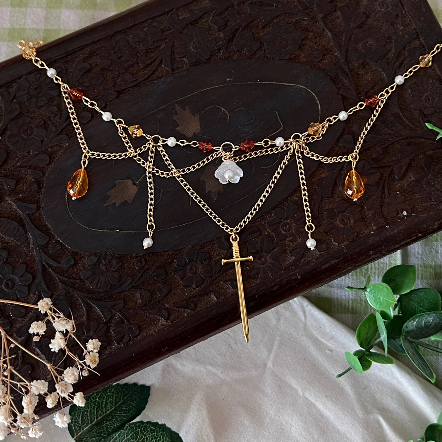 Flame Knight Necklace