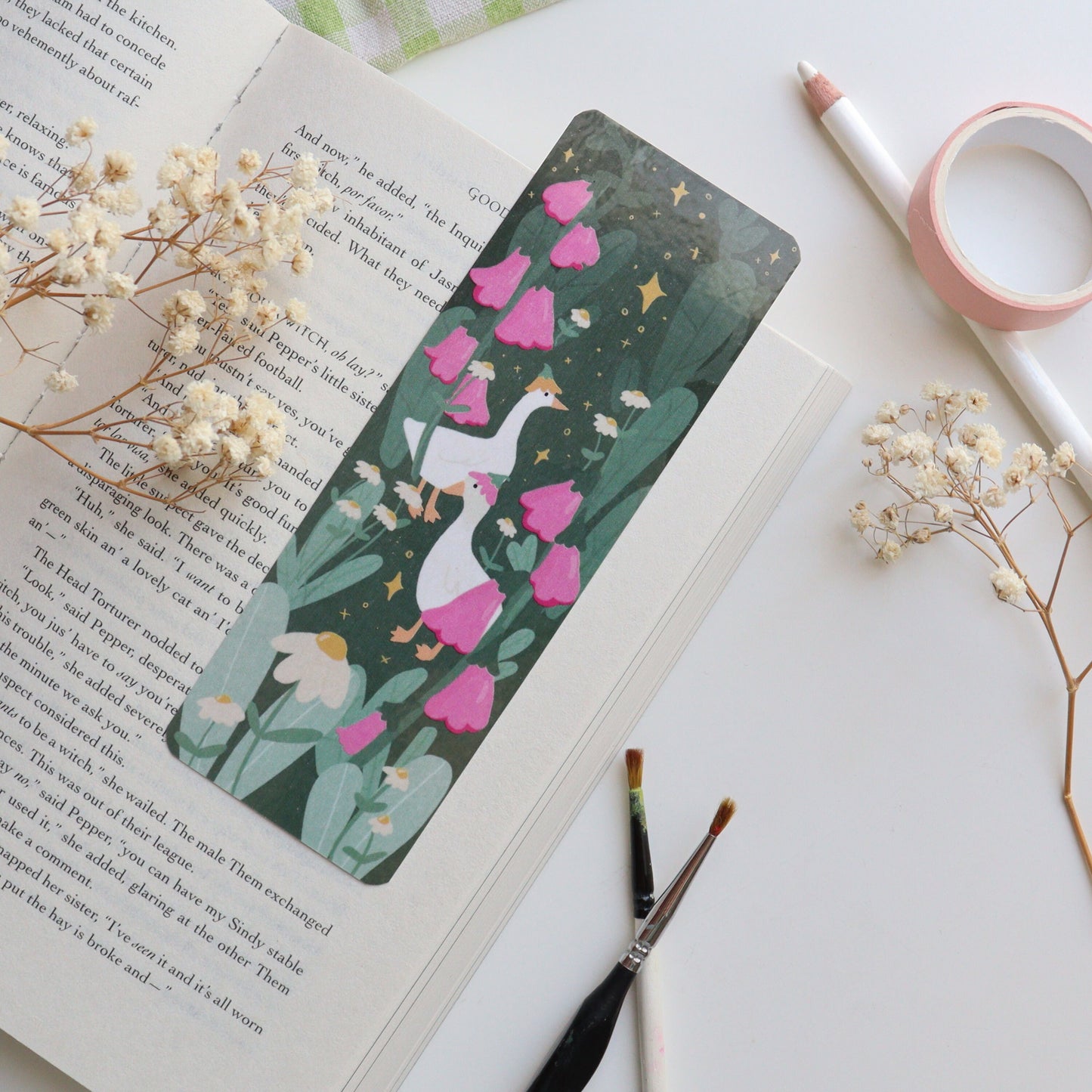 Duck Garden Bookmark