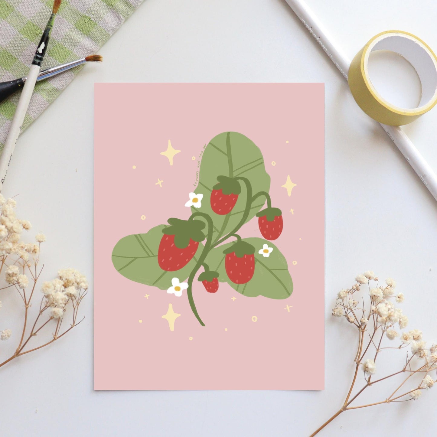 Strawberry Art Print