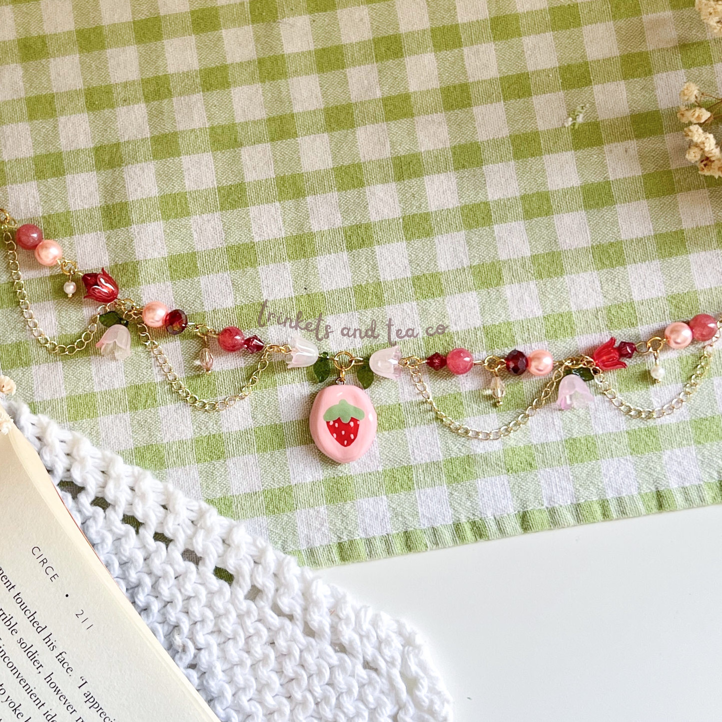 Strawberry Shortcake Necklace