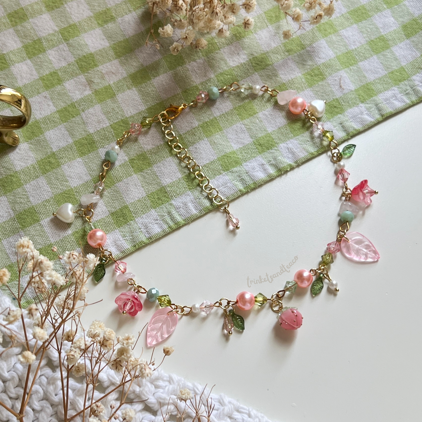 Blooming in Pink Necklace