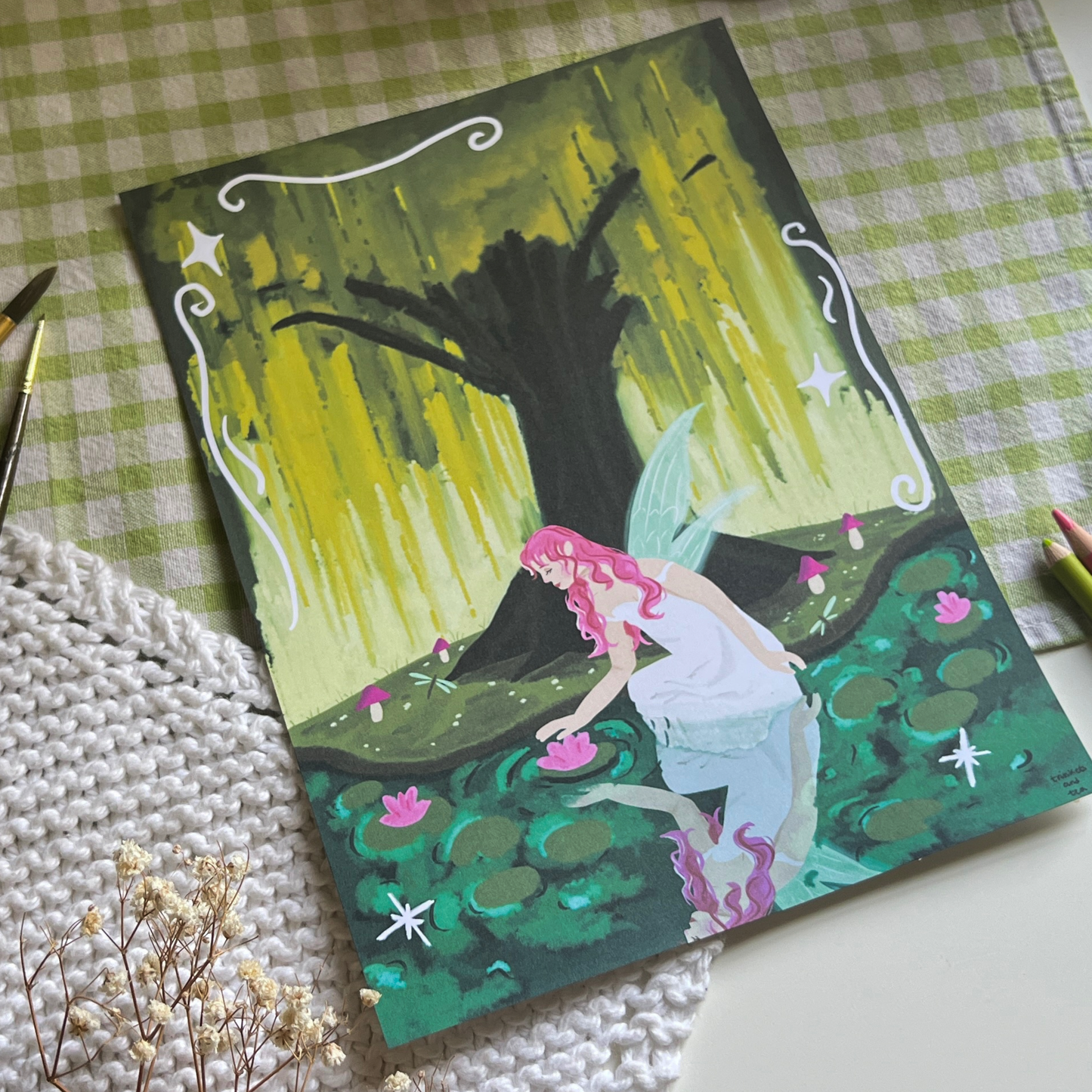 "Enchanted Willow" Art Print