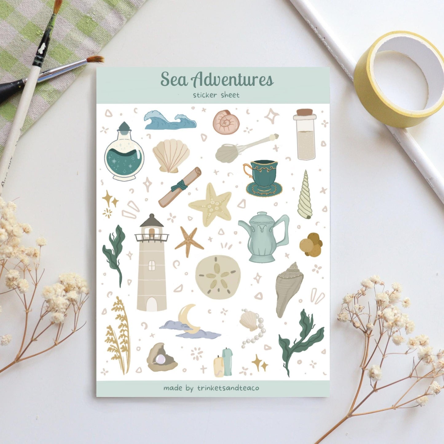 Sea Adventures Sticker Sheet