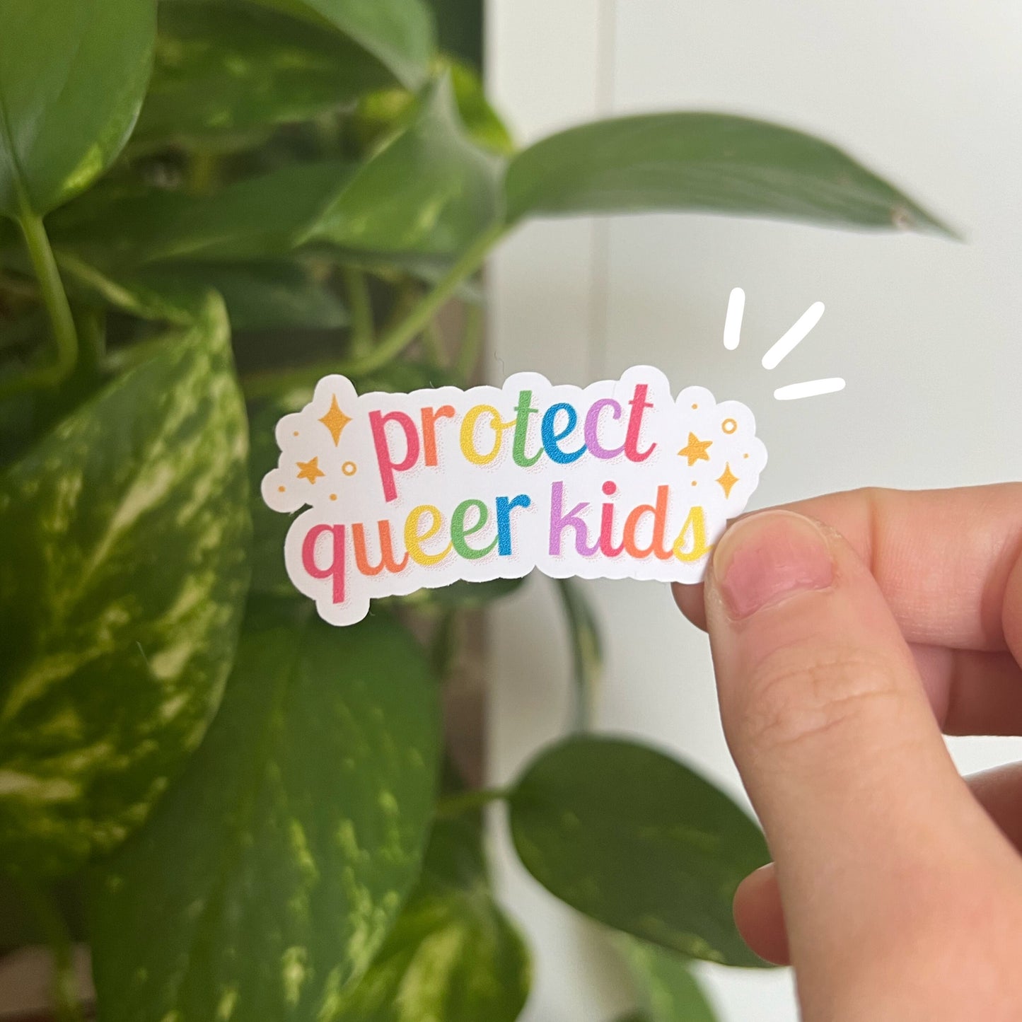 Protect Queer/Trans Kids Sticker