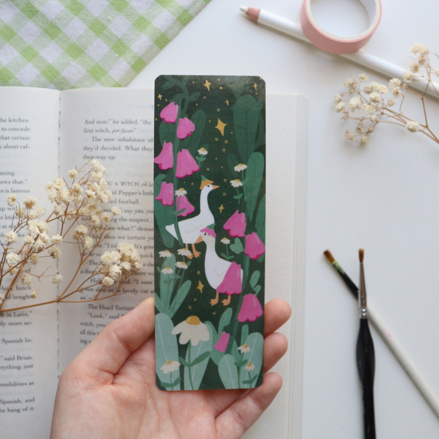 Duck Garden Bookmark