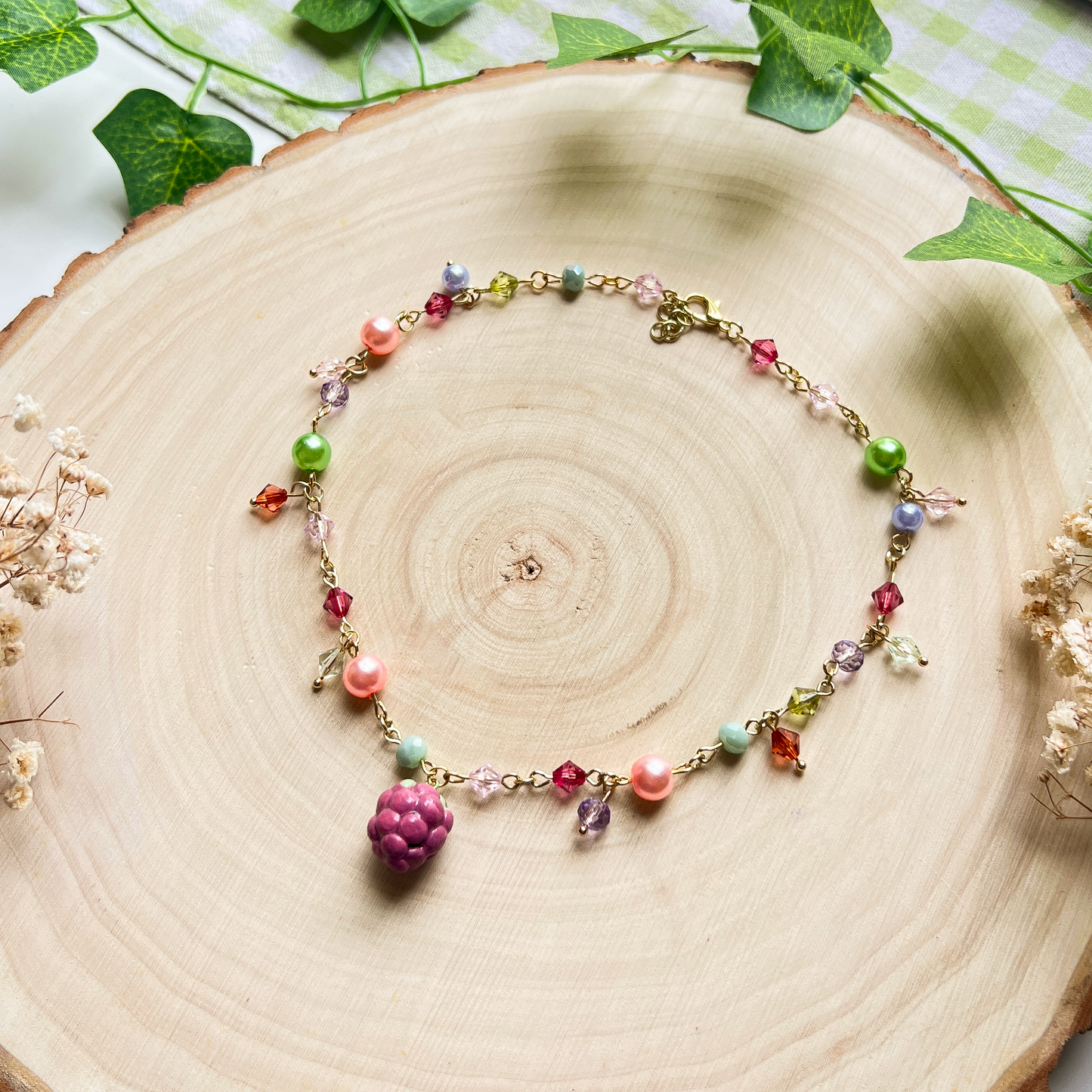 Raspberry Necklace