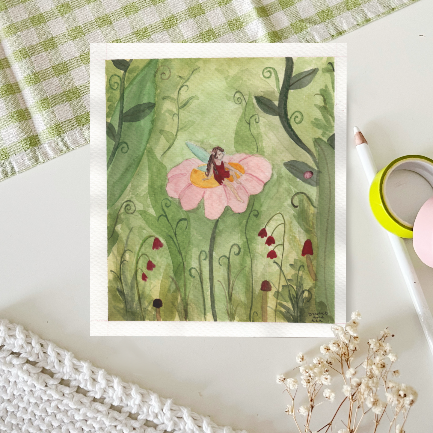 "The Meadow's Serenity" Art Print