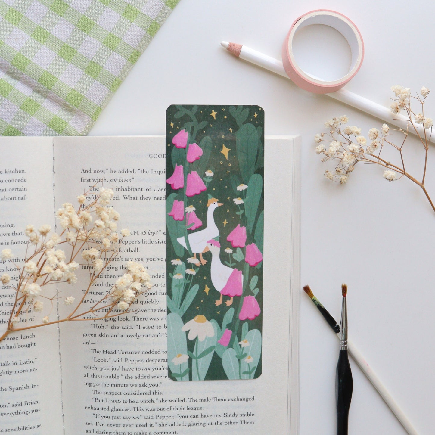 Duck Garden Bookmark