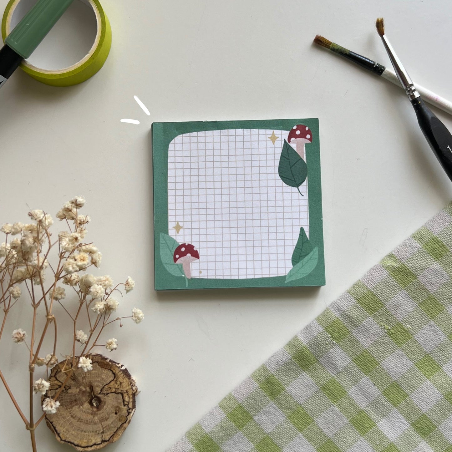 Mushroom Memo Pad