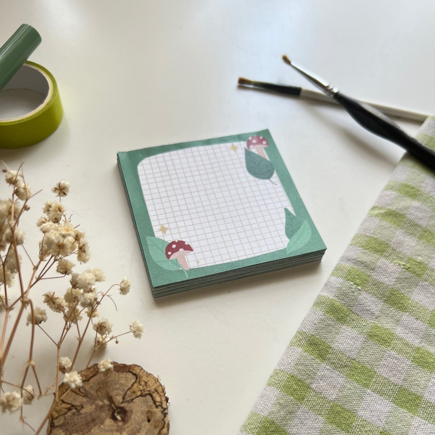 Mushroom Memo Pad