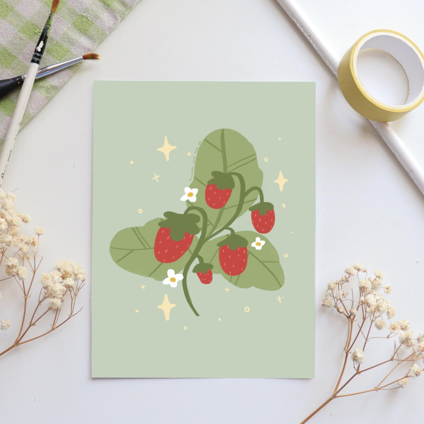 Strawberry Art Print