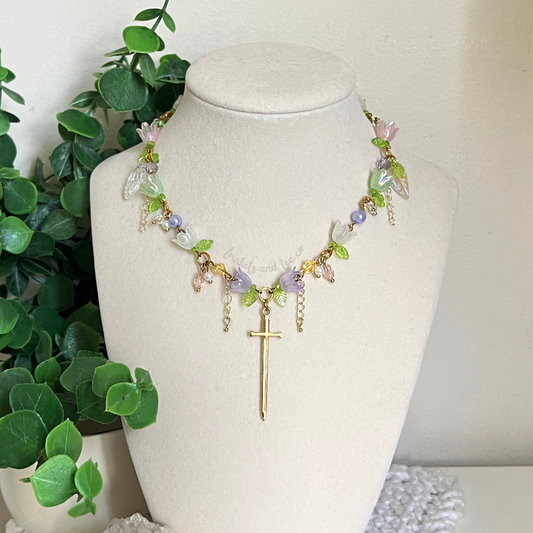 Pastel Sword Necklace