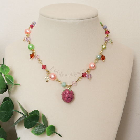 Raspberry Necklace