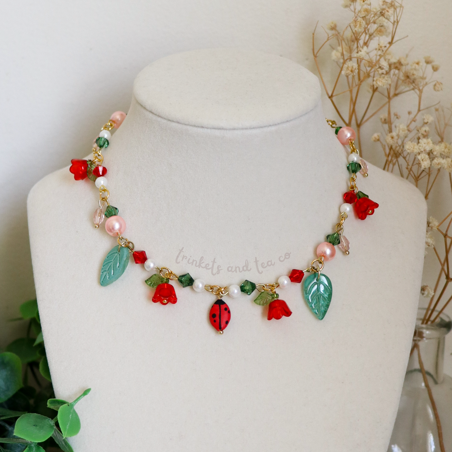 Ladybug Charm Necklace