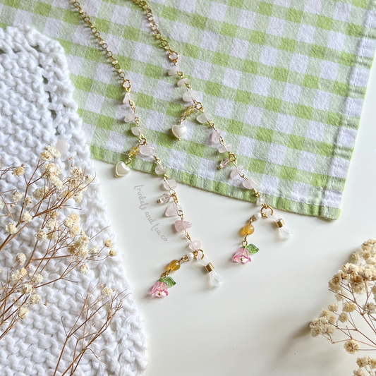 Rose Quartz Glasses Chains