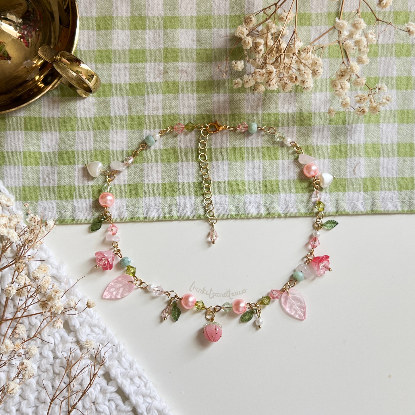 Blooming in Pink Necklace