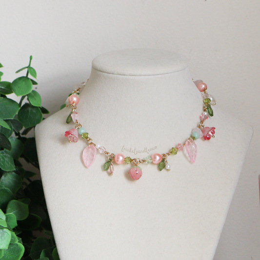 Blooming in Pink Necklace